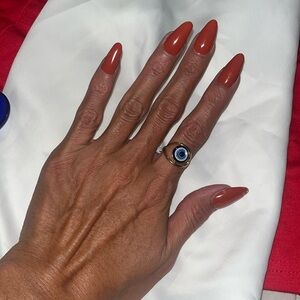Stainless Steel Evil Eye Ring,